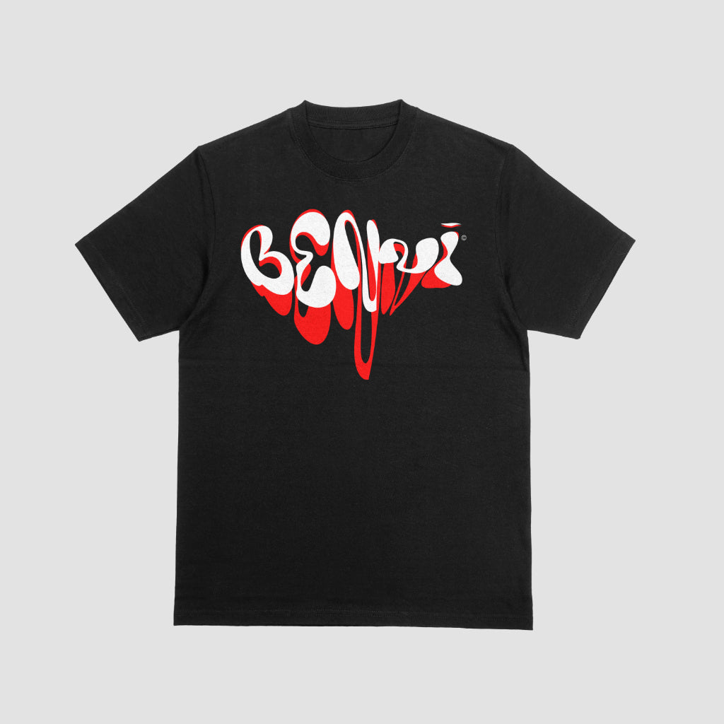 "LOVE LETTER" Tee (BLACK/WHITE/RED)